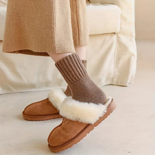 Amélie Cozy Mid-Calf Socks (5 Pairs)